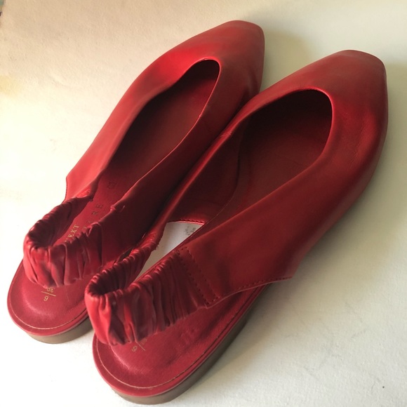 NEXT Red SlingBack Flats π - Picture 3 of 5